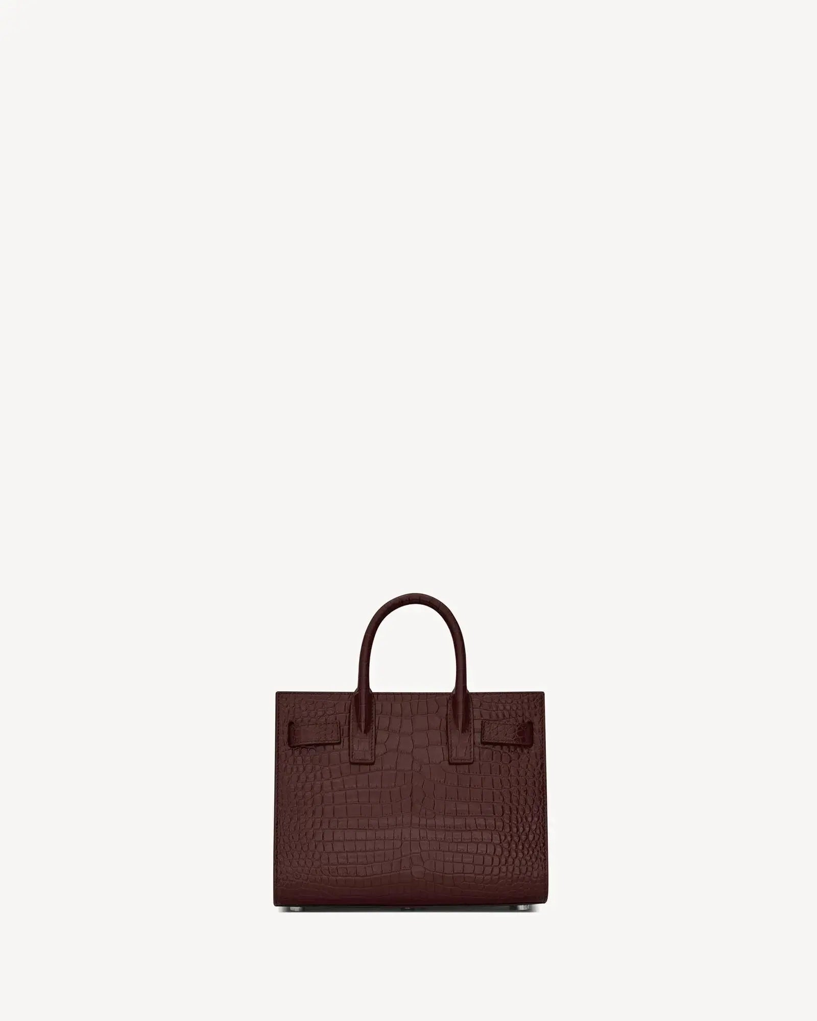 Sac de jour en cuir embossé crocodile - Nano Product vendor