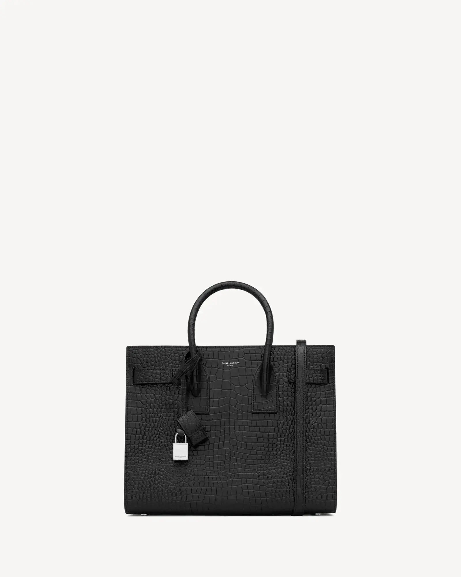 Sac de jour en cuir embossé crocodile Product vendor